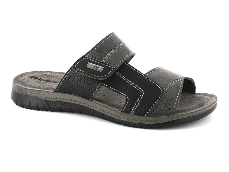 Picture of Comfort sandals soft leather insole grey id1