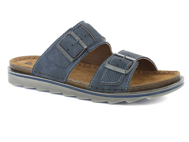 Picture of Man double buckle sandals - bu09