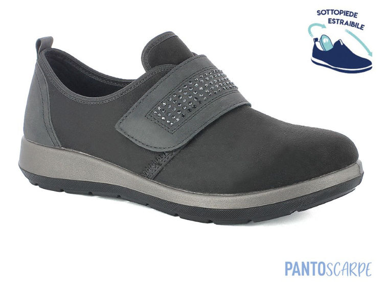 Picture of Pantoscarpe sneakers velcro glitter closure - wg46