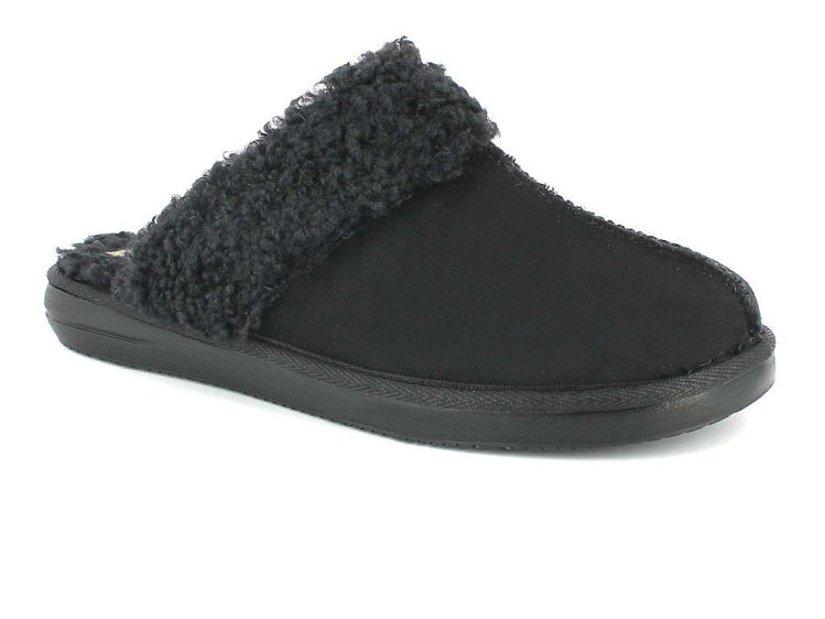 Picture of Fluffy and padded eco fur slippers - ek10