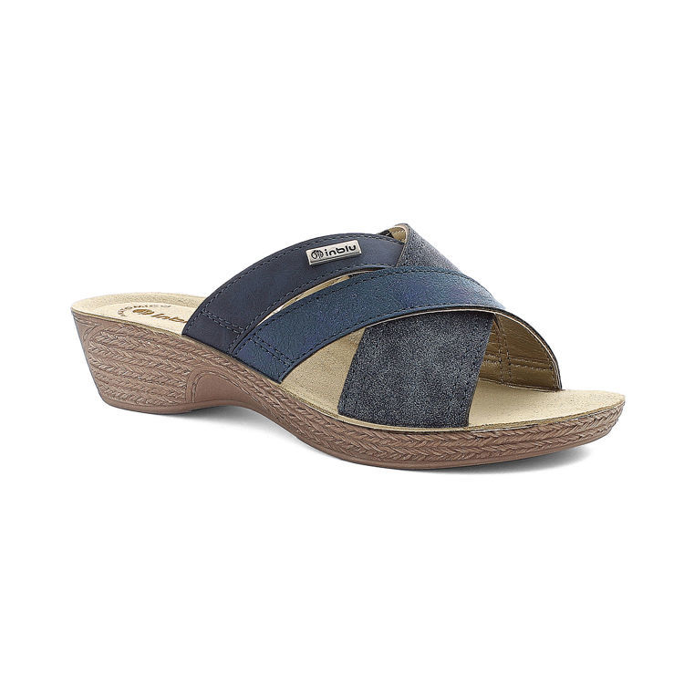 Picture of Cross band slipper with heel -  GL58