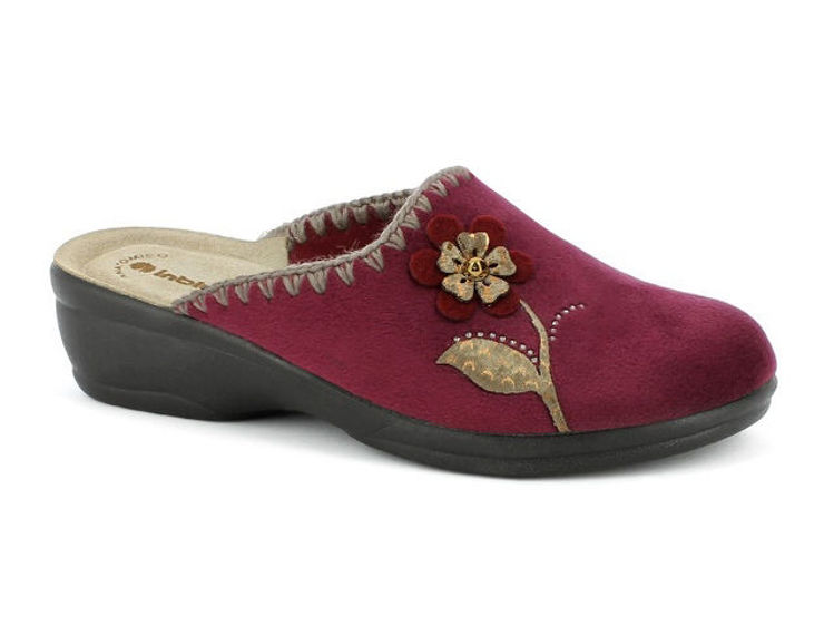 Picture of Slippers with velvet flower - bj128