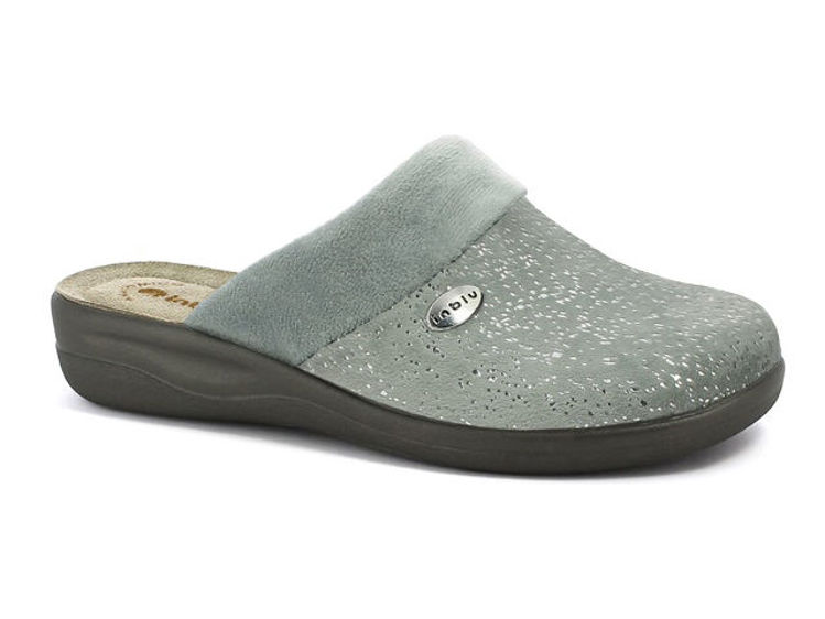 Picture of Slippers with eco fur detail - cf34
