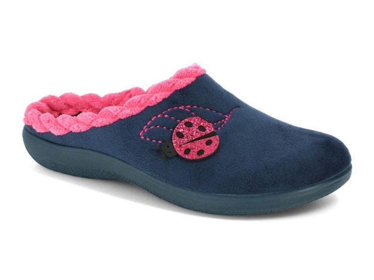 Ladybug slippers - ec72 color blue | | INBLU Shop Ufficiale