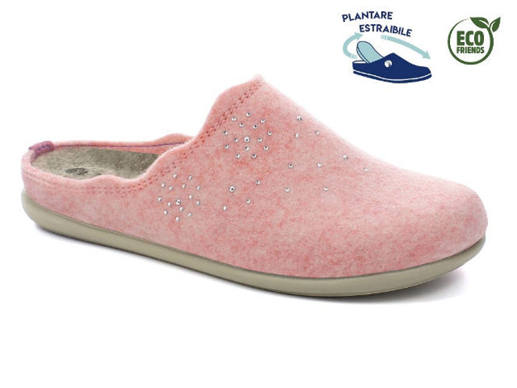 Picture of Ecofriends slippers made with recycled felt and glitters - gf7