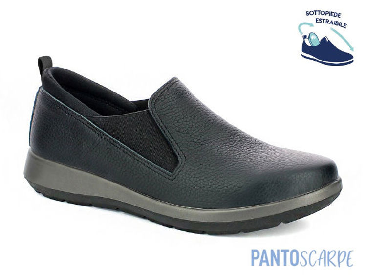 Picture of Eco-leather lightweight and flexible shoes with elastic  - wg23