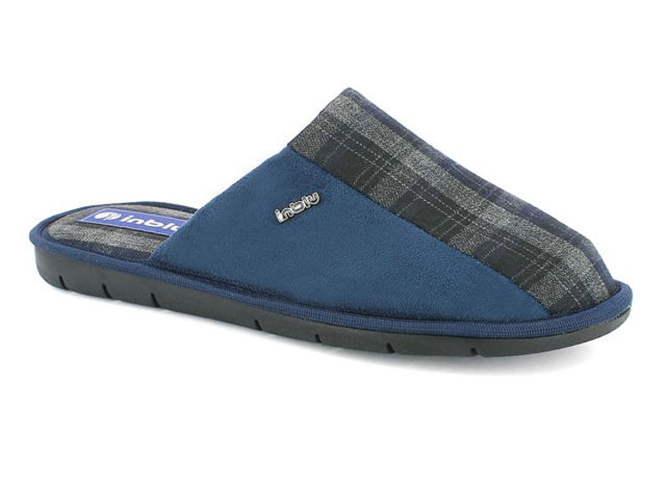 Picture of Tartan man slippers - 9119