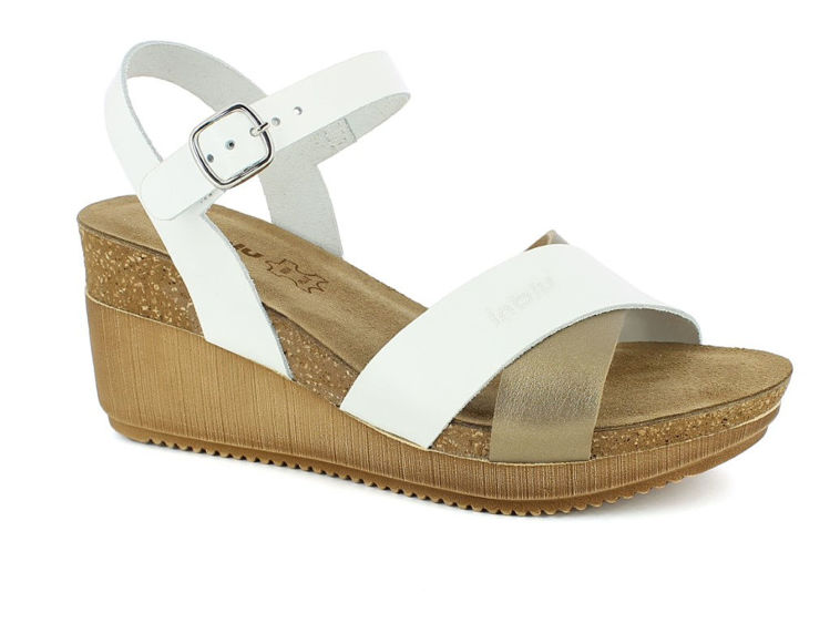 Picture of Leather wedge sandals - en25