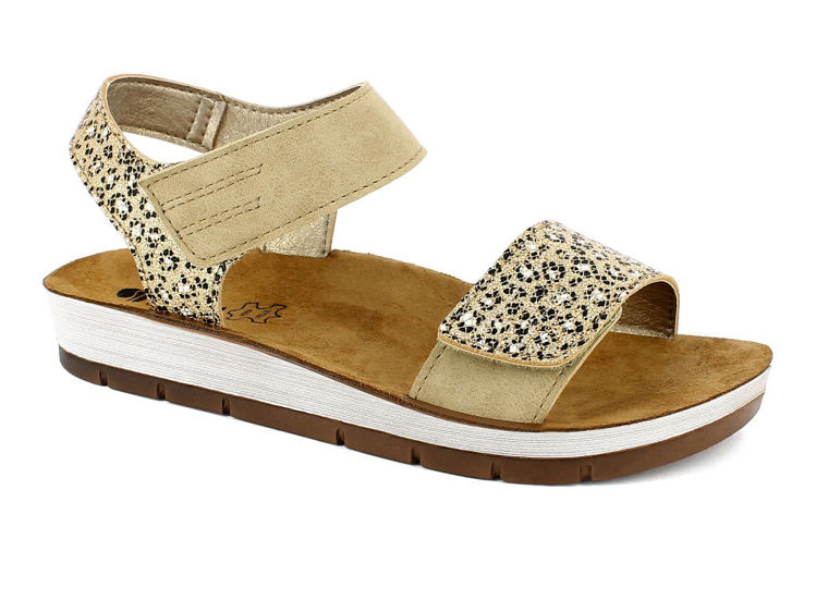 Picture of Leopard print flat sandals - cp28
