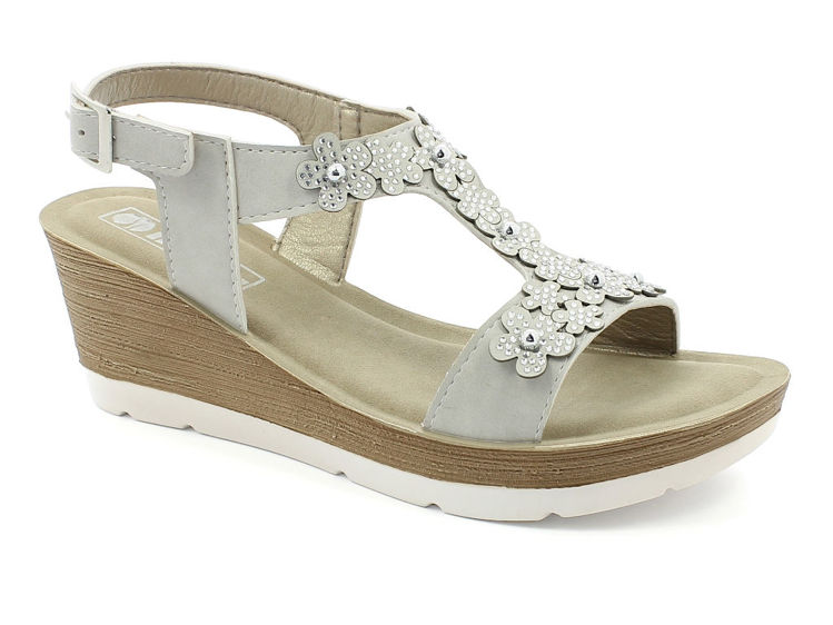Picture of Wedge floreal sandals - el21