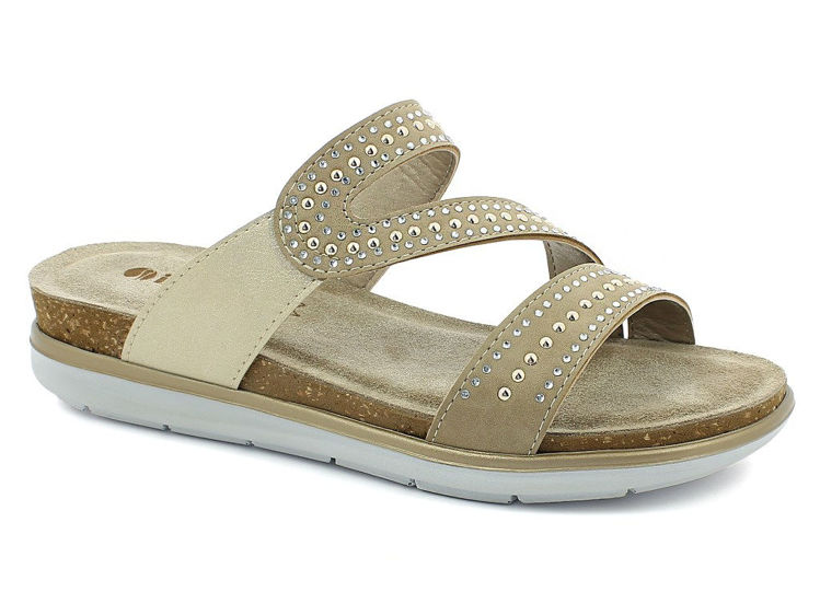 Picture of Flat sandal with rhinestone - pg23