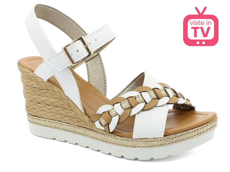 Picture of Braided wedge sandals - fg16