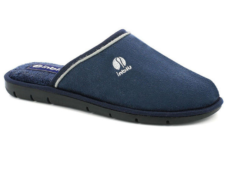 Picture of Soft fabric man slippers - 9123