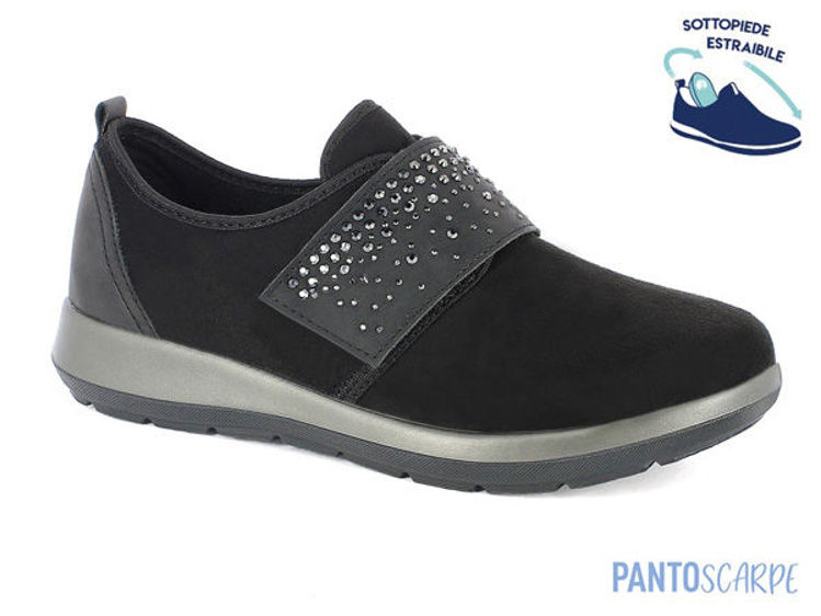 Picture of Pantoscarpe sneakers black with adjustable strap - wg30