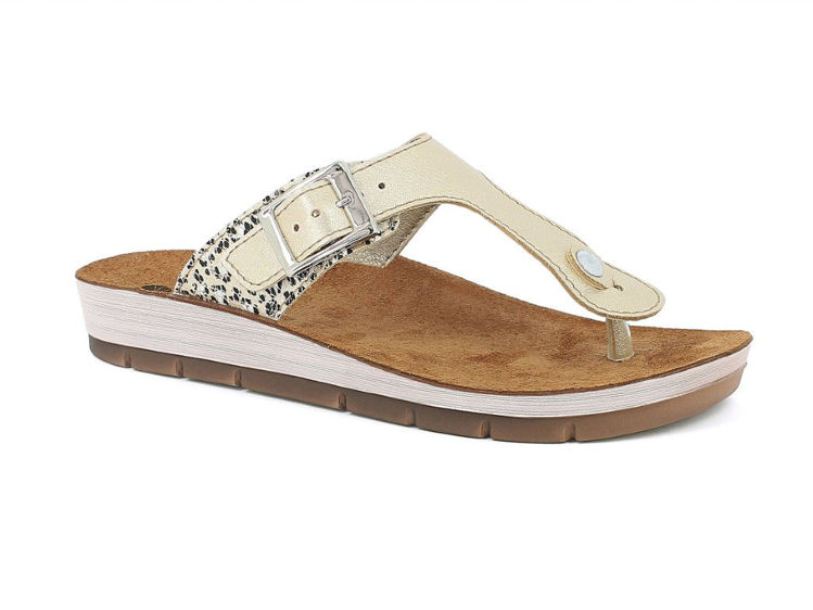 Picture of Leopard print thong sandals - cp27