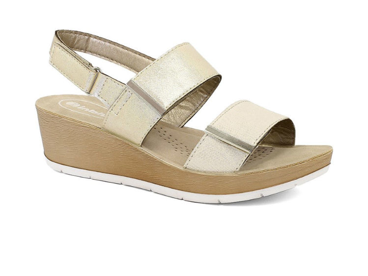 Picture of Elegant wedge sandals with adjustable strap - rn13