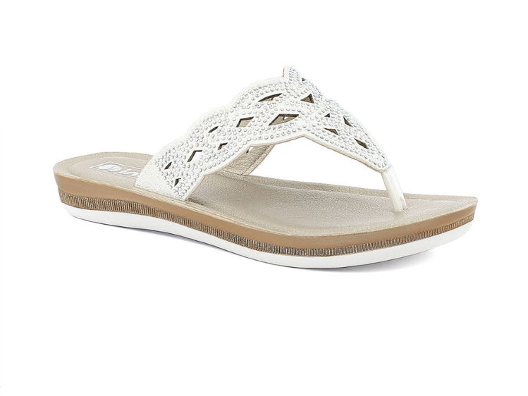 Picture of Brillant flat thong sandals - ba46