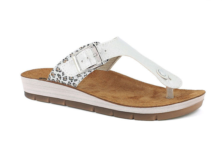 Picture of Leopard print thong sandals - cp27