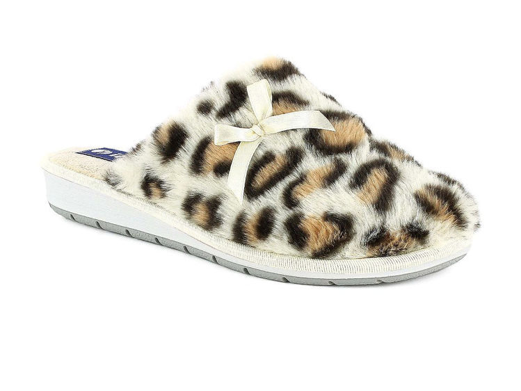 Picture of Fluffy animalier slippers with bow - lb94