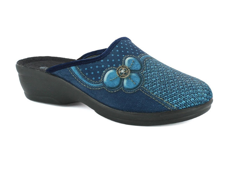 Picture of Slippers with flower and pois - bj141