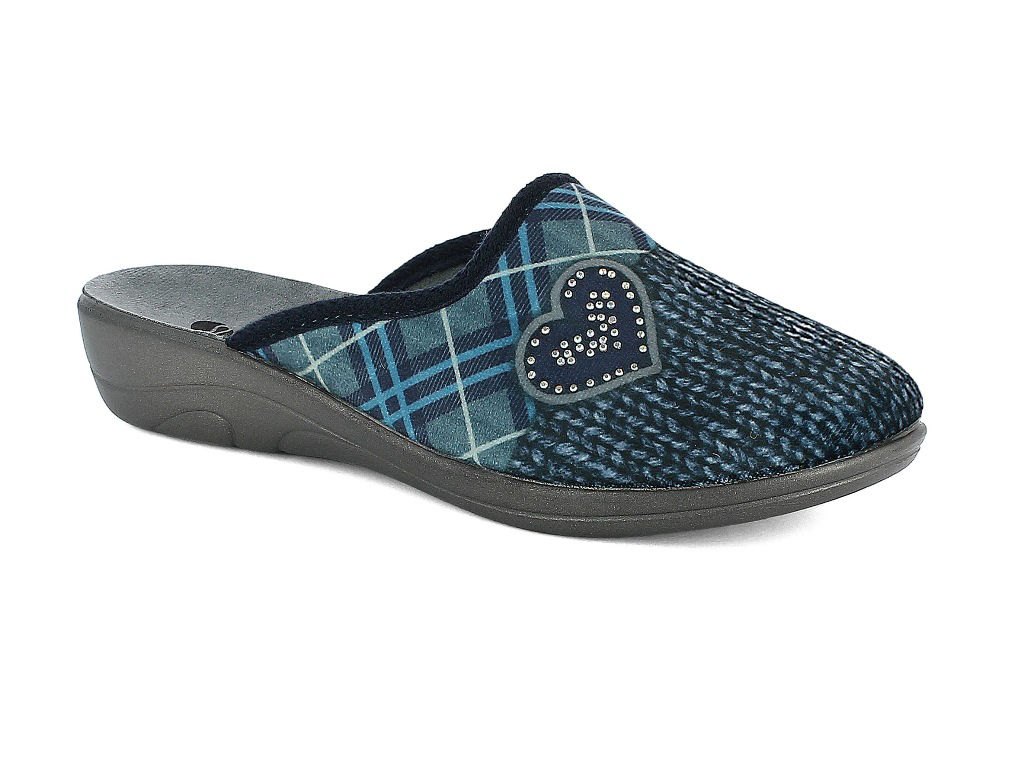 Inblu Pantofole Donna Con Cuore E Morbida Ecopelliccia – Leggere, Flessibili Con Plantare Imbottito – Tacco 3 Cm