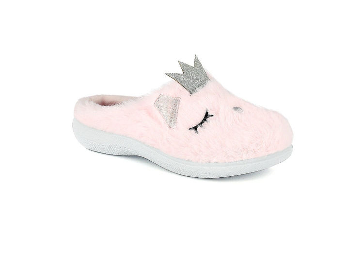 Picture of Unicorn slippers with crown - b952