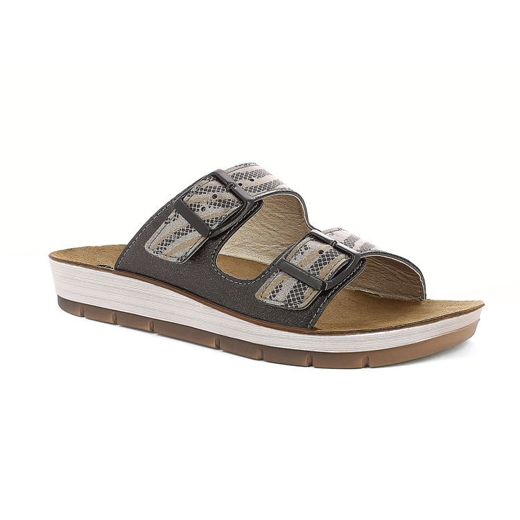 Picture of Double python band slipper with buckle -  CP45