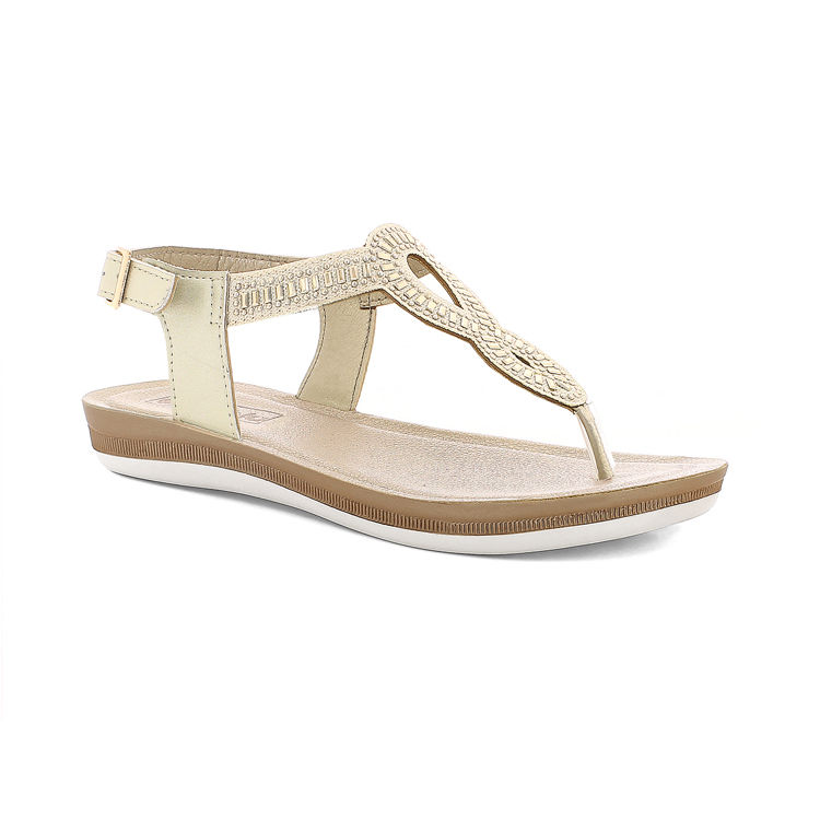 InBlu GM000046 Sabbia Infradito Donna strass sottopiede - Vitiello Calzature
