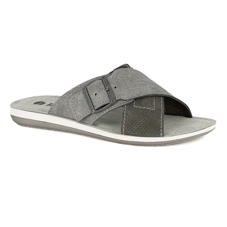 Picture of Men's slippers with crossed bands and buckle