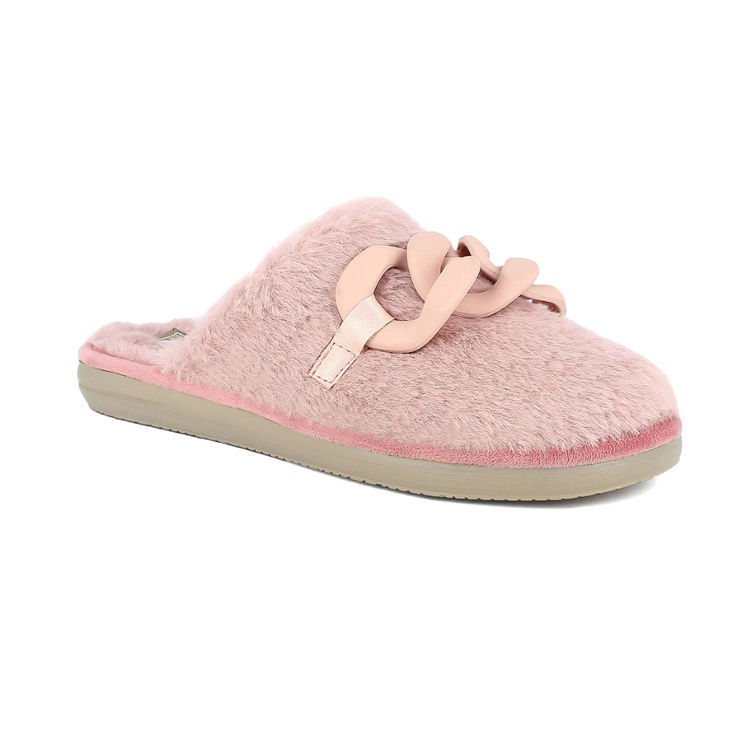Picture of Fluffy slippers with chain - ek09