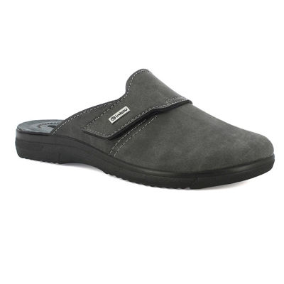 Inblu Pantofole Uomo Vintage con Plantare in Pelle art. BG-60 T. MORO