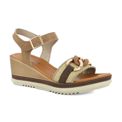 Sandali Inblu Donna Con Zeppa E Cinturino – Plantare In Pelle, Comodissimi, Tacco 5.5cm