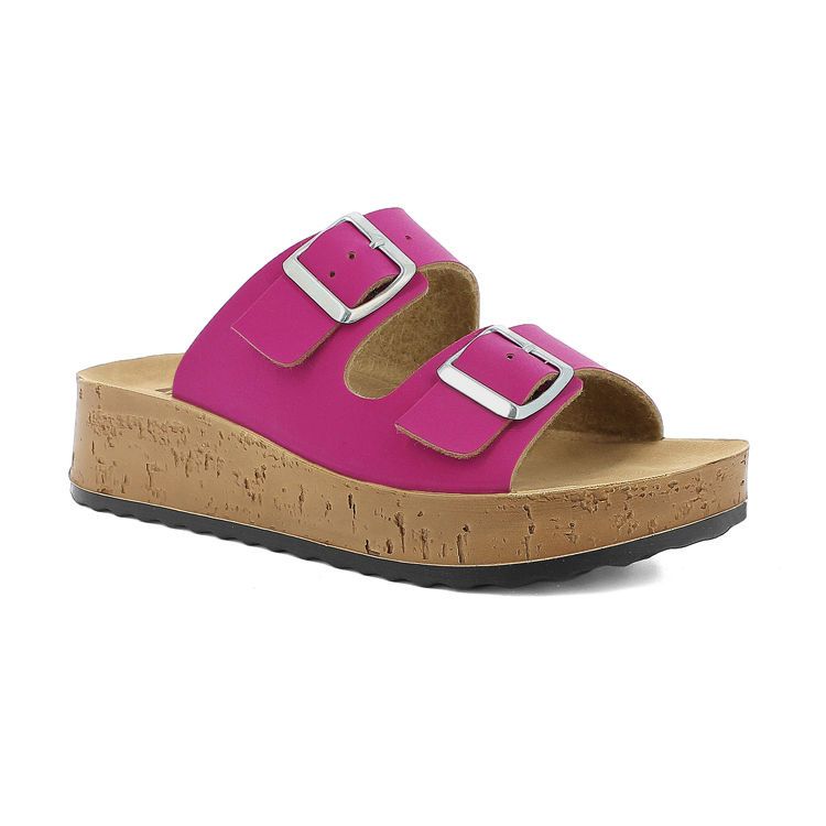 Picture of Double strap slippers with buckles - pk44