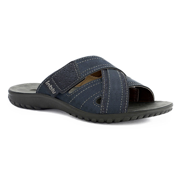 Picture of Men's slippers with strap closure - fn105