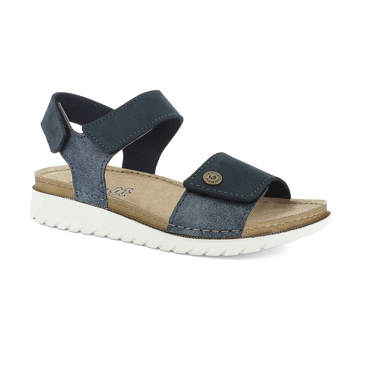 Picture of Wedge sandals with colored band and chain - fk07