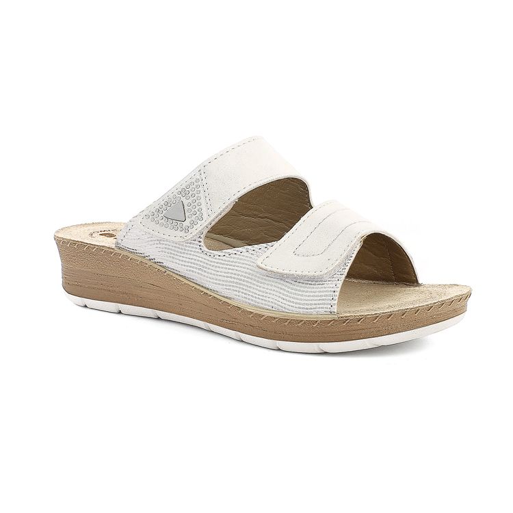 Immagine di CIABATTE AVVOLGENTI DOPPIA FASCIA E STRASS - FC54