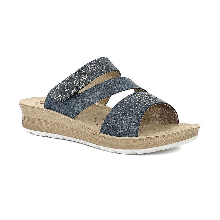 Immagine di CIABATTE CHIUSURA A STRAPPO CON ZEPPA - FC62