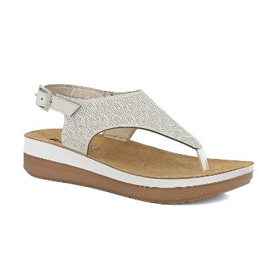 Sandali Regolabili Strappo Sandali Donna In Pelle Inblu - Tomaia E Plantare In Pelle Con 3 Regolazioni A Strappo Sandali Inblu Pelle