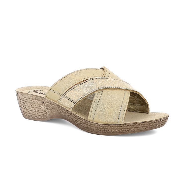 Immagine di CIABATTE ZEPPA E PLANTARE IN PELLE - GL62