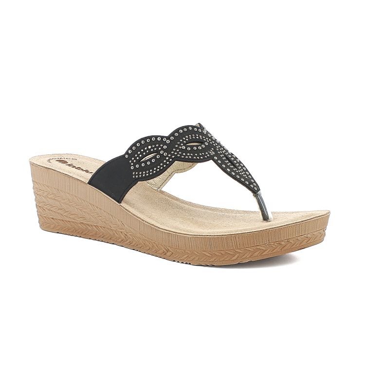 Immagine di INFRADITO CON ZEPPA E STRASS - GO15