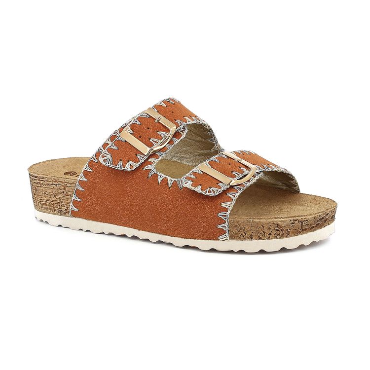 Immagine di CIABATTE DOPPIA FASCIA BORDO CUCITO - NM40