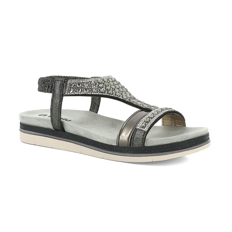 Immagine di SANDALI CON ELASTICO E STRASS - SA52