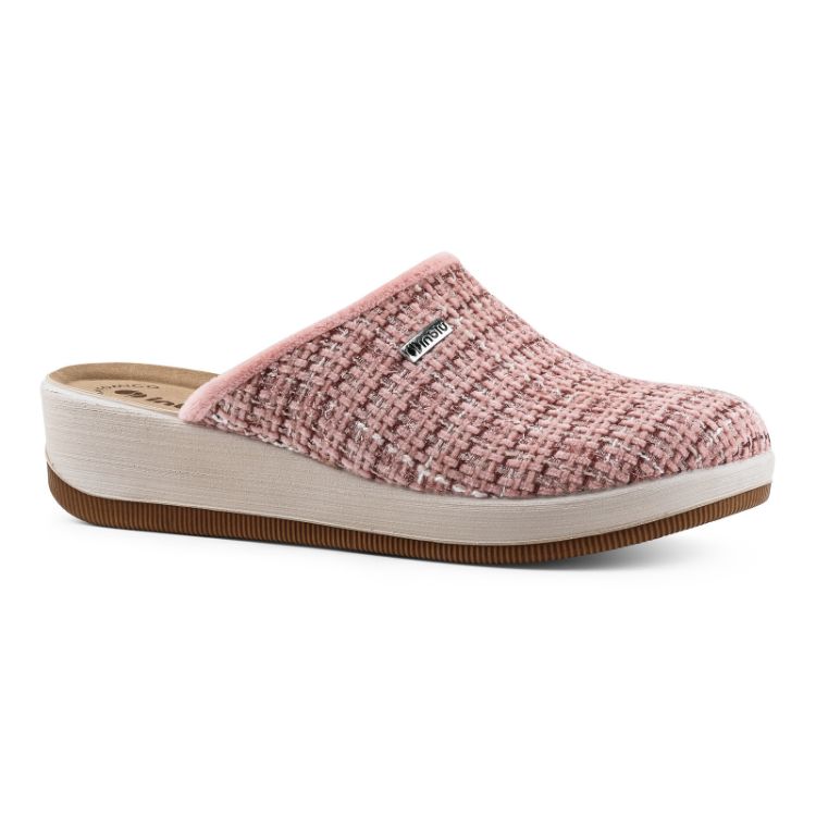 Immagine di PANTOFOLE ZEPPA CON MOTIVO A QUADRETTI - GC42