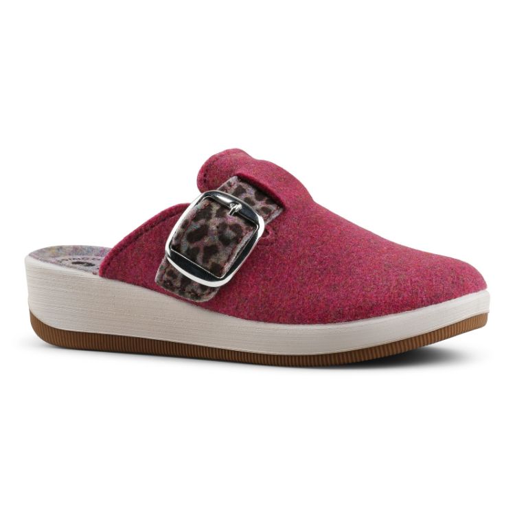 Immagine di PANTOFOLE ZEPPA E FIBBIA ANIMALIER - GC40