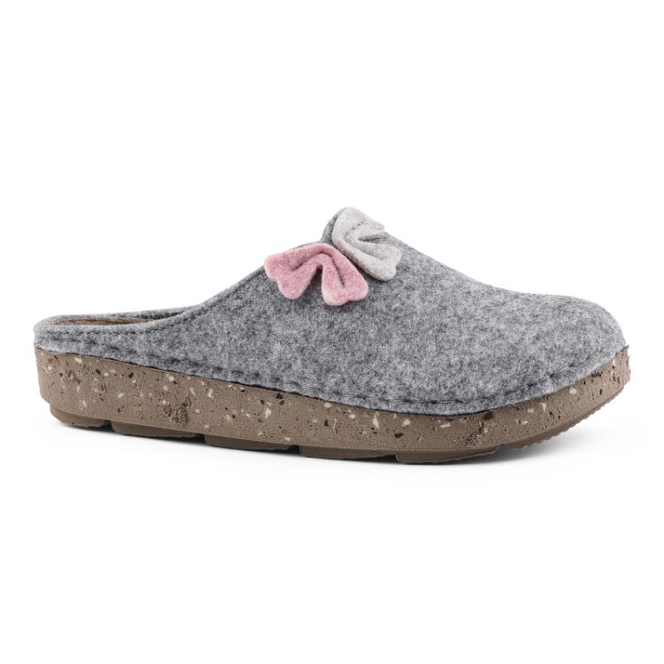 Immagine di PANTOFOLE ECOFRIENDS CON APPLICAZIONE A FIORE - ED28