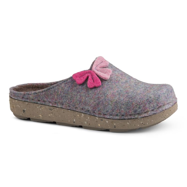 Immagine di PANTOFOLE ECOFRIENDS CON APPLICAZIONE A FIORE - ED28