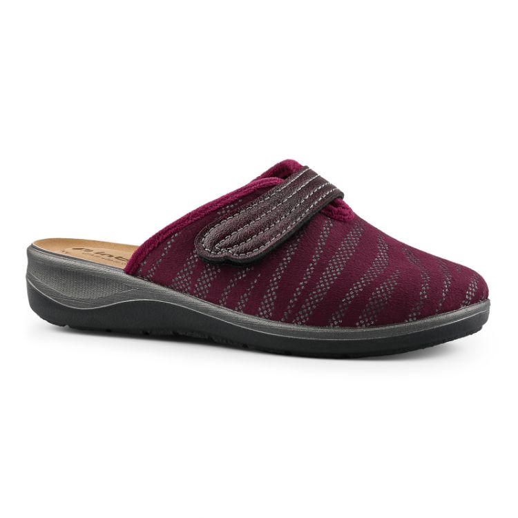 Immagine di PANTOFOLA DISEGNO ASTRATTO CHIUSURA A STRAPPO - OD16