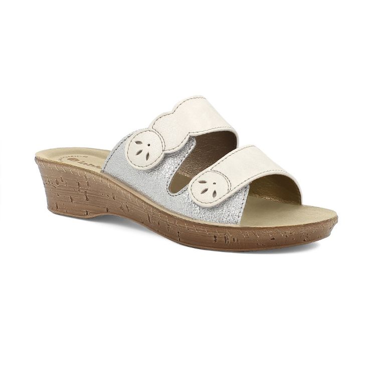 Immagine di CIABATTE DONNA COLORATE DOPPIO STRAPPO - 2693