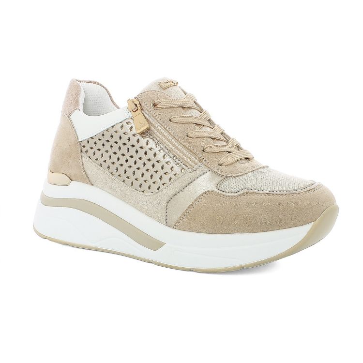 Picture of Colorful sneakers with laces and a zipper. - in481