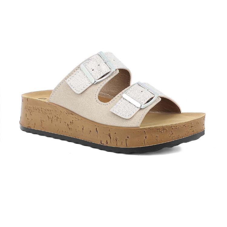 Picture of Two-tone slippers adjustable buckles - pk47